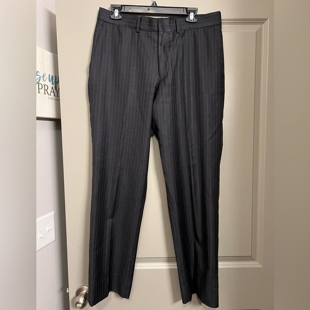 Faconnable Striped Dress Pant 34 x 30